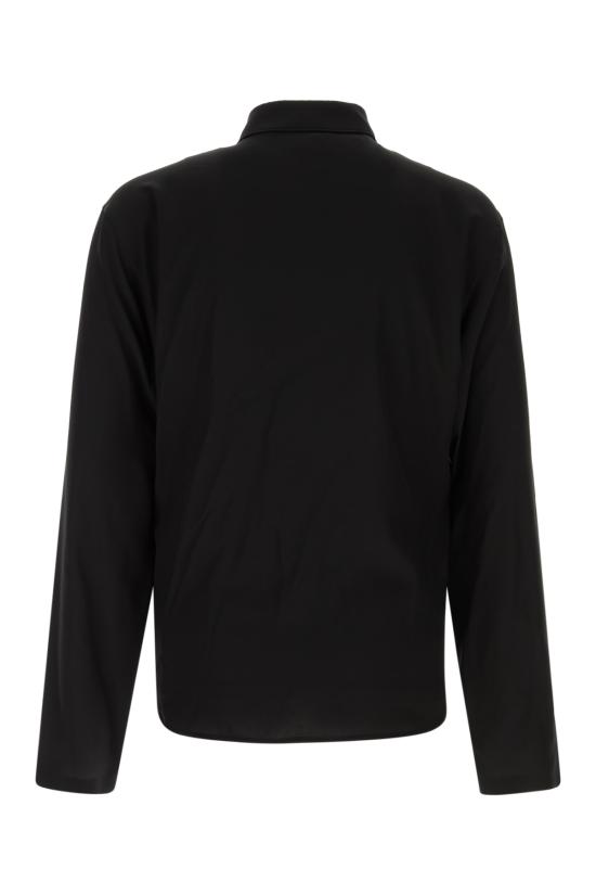26FW 구찌 웹 디테일 코튼 팝린 셔츠 874067ZAU8N 1000 BLACK - GUCCI