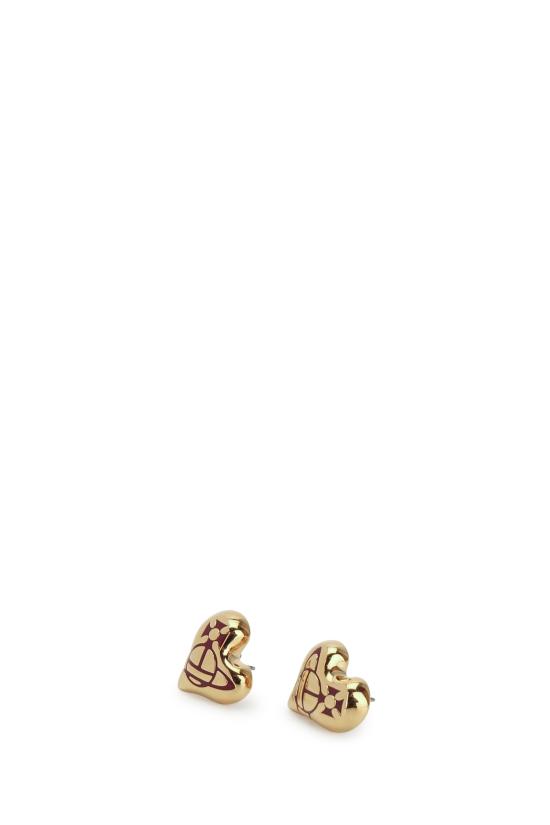 26FW 비비안웨스트우드 이어링 6201039802R309 R309 GOLDBURGUNDY - VIVIENNE WESTWOOD