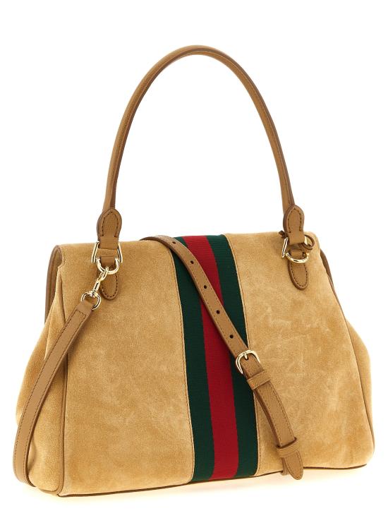 26FW 구찌 파파라초 미디엄 탑 핸들백 875018AAGIR9560 Beige - GUCCI