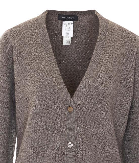 26FW 파비아나 필리피 가디건 MAD226F453 M3331276 BEIGE - FABIANA FILIPPI