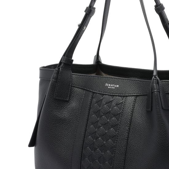 26FW 세라피안 토트백 SRCMOWLL684532A 001 BLACK - SERAPIAN