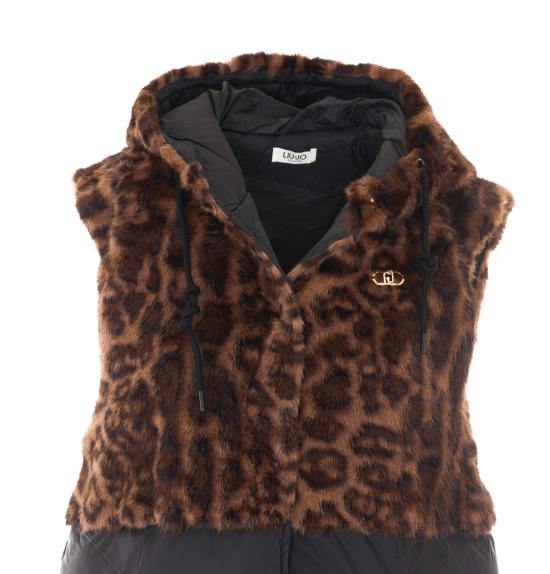 26FW 리우조 베스트 2F6052T0300 D5266 BLACK - LIU JO