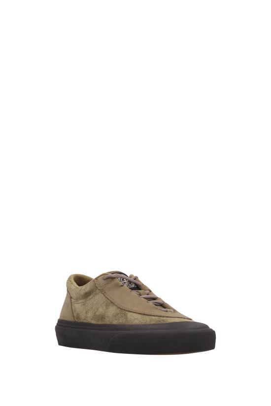 26FW 스톤 아일랜드 로우탑 트레이너 컴퍼스 로고 패치 스웨이드 스니커즈 S100020S0539 - STONE ISLAND