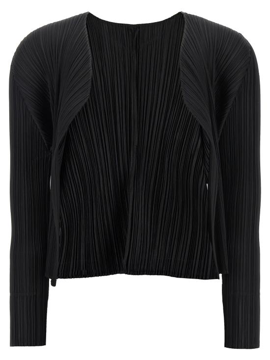26FW 플리츠플리즈 가디건 PP68JO10615 Black