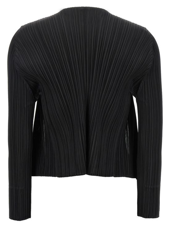 26FW 플리츠플리즈 가디건 PP68JO10615 Black - PLEATS PLEASE