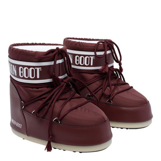 26FW 문부츠 아이콘 나일론 로우 부츠 1409340 D013 RED - MOON BOOT