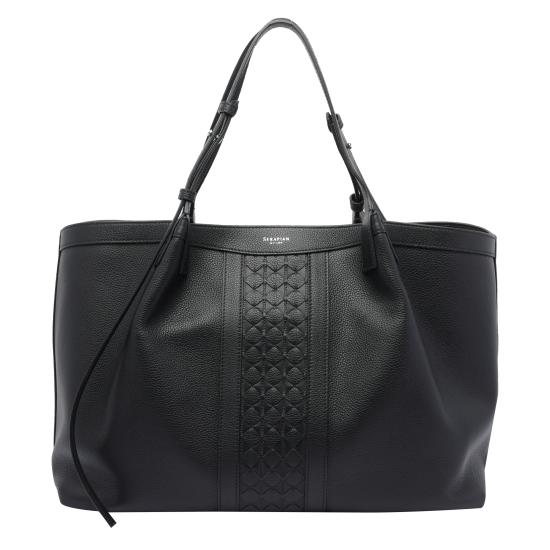 26FW 세라피안 토트백 SRCMOWLL684542A 001 BLACK