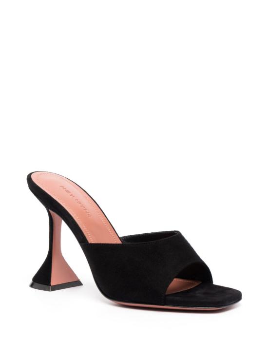 26FW 아미나 무아디 샌들 LUPITASLIPPER95 BLACK SUEDE - AMINA MUADDI