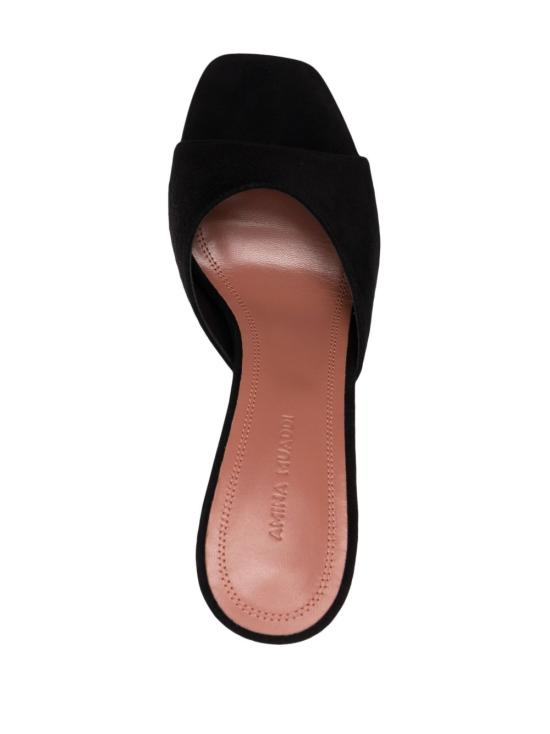 26FW 아미나 무아디 샌들 LUPITASLIPPER95 BLACK SUEDE - AMINA MUADDI