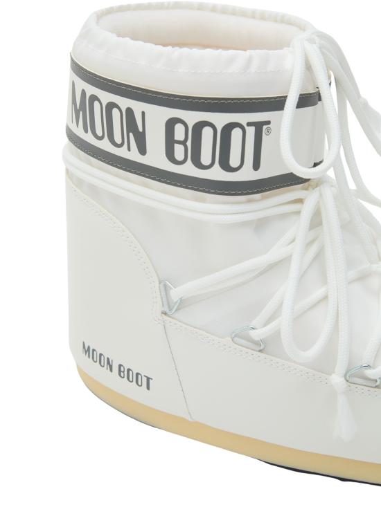 26FW 문부츠 아이콘 나일론 로우 부츠 80D1409340 A009 WHITE MONO - MOON BOOT
