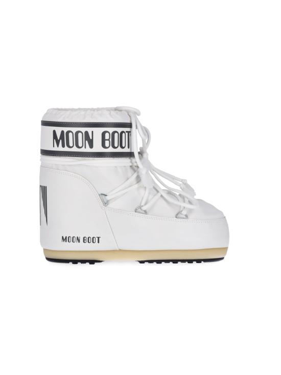26FW 문부츠 아이콘 나일론 로우 부츠 80D1409340 A009 BIANCO