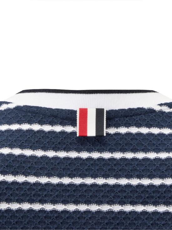 26FW 톰브라운 반팔 티셔츠 FJS228AJ0268 927 BLU - THOM BROWNE