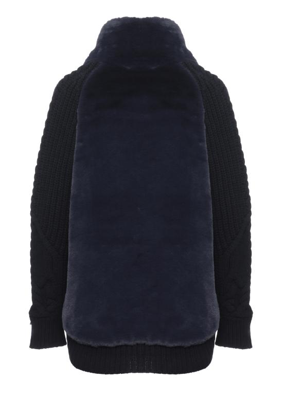 26FW 에르노 컬러 케이블 니트 가디건 MC000203D 700169200 BLUE - HERNO