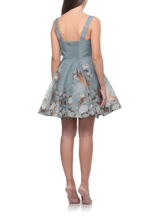 26FW 짐머만 미디 원피스 0247DF263 BBF BLUE - ZIMMERMANN