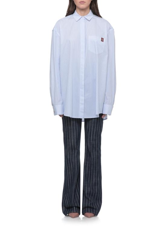 26FW 돈답 셔츠 DC524T EF0178D2806 CELESTE - DONDUP