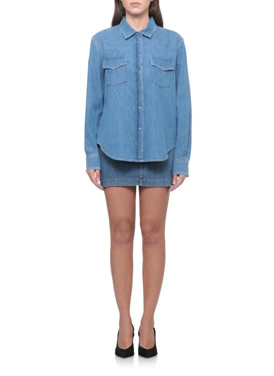26FW 돈답 셔츠 DC564 DF0272DXL2800 BLUE - DONDUP
