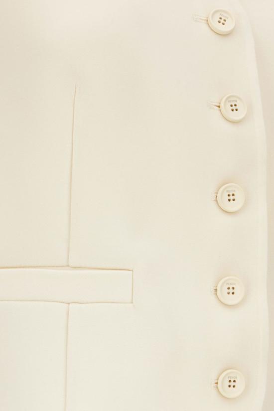 26FW 펜디 베스트 FT6007B1HD F0QM0 White - FENDI