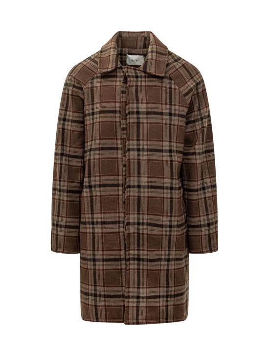 26FW 아르떼 앤트워프 트렌치 코트 AW26057C 901 PLAID