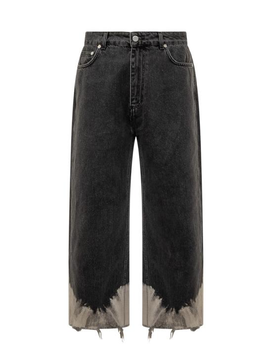 26FW 44레이블 데님 팬츠 B0030686FA577 E06 BLACK BURNT GREY DMTH EMBROIDERY
