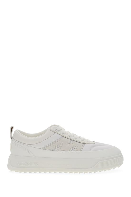 26FW 몽클레어 알티브 누벅 스웨이드 스니커즈 4M00190N0565 001 Bianco