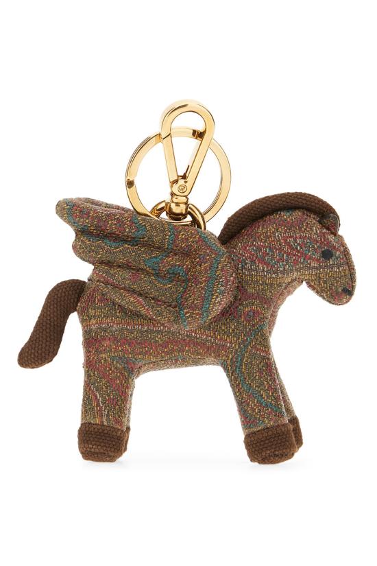 26FW 에트로 키링 WP2I0046AA001 M0019 PAISLEY MARRONE 2 - ETRO