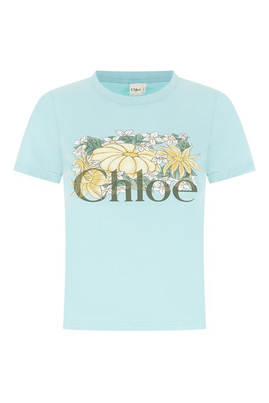 26FW 끌로에 반팔 티셔츠 CH26AJH08080 47C DREAMY TURQUOISE