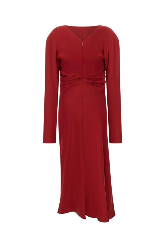 26FW 랑방 원피스 RWDR00786390H26 300 Red - LANVIN