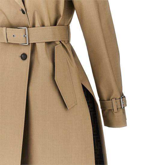 26FW 펜디 트렌치 코트 FF6241B1UE Beige - FENDI