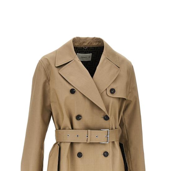 26FW 펜디 트렌치 코트 FF6241B1UE Beige - FENDI