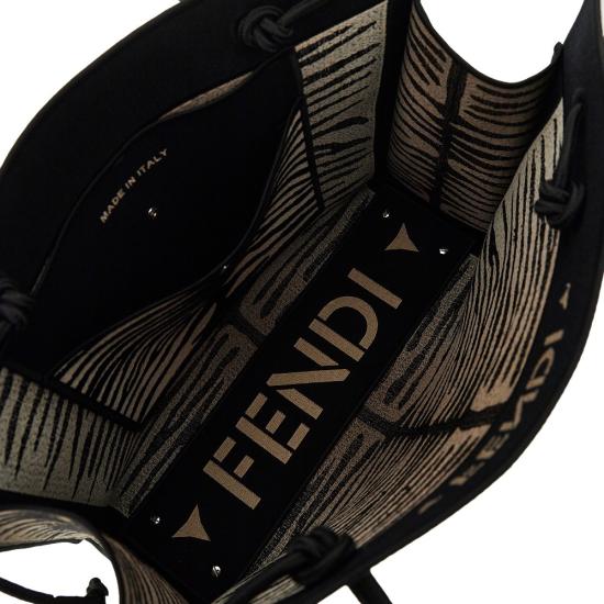 26FW 펜디 토트백 8BH379B1FG Black - FENDI