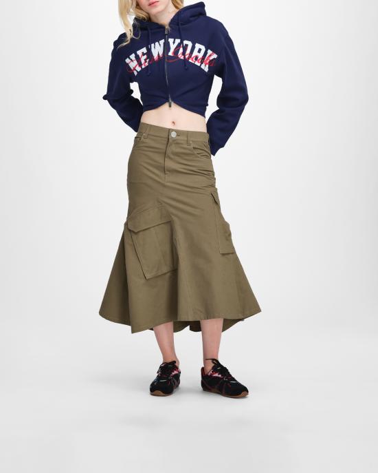 26FW 마크제이콥스 미디 스커트 2F6RSK026W12 388 utility khaki - MARC JACOBS