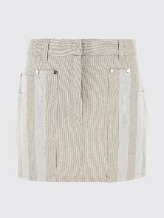 26FW 펜디 스커트 FLQ611AW8I F1WX0 Beige - FENDI