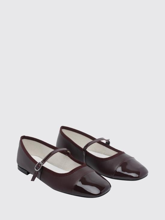26FW 레페토 조지아나 플랫슈즈 V4222VVE 1415 Red - REPETTO