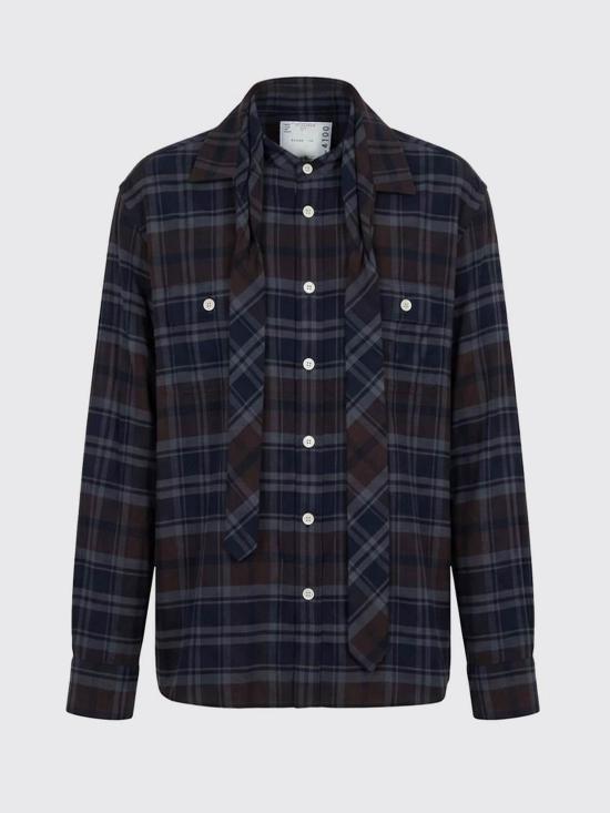 26FW 사카이 셔츠 2604100M 605 Brown