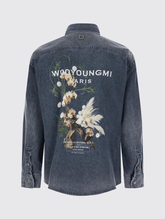 26FW 우영미 셔츠 W263SH26 893L Blue - WOOYOUNGMI