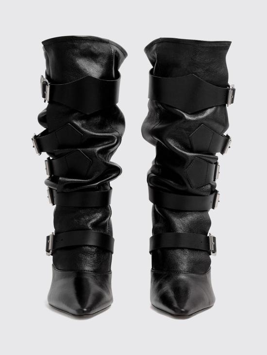 26FW 비비안웨스트우드 트레저 버클 부츠 71020048WC009S N401 Black - VIVIENNE WESTWOOD