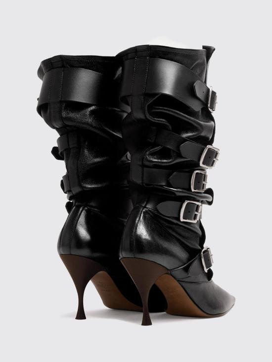 26FW 비비안웨스트우드 트레저 버클 부츠 71020048WC009S N401 Black - VIVIENNE WESTWOOD