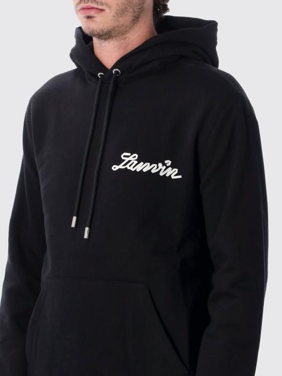 26FW 랑방 긴팔 티셔츠 RMHO0055F305 10 Black - LANVIN