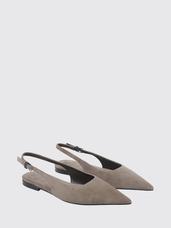 26FW 브루넬로 쿠치넬리 힐/펌프스 MZSFC3178 C8849 Grey - BRUNELLO CUCINELLI