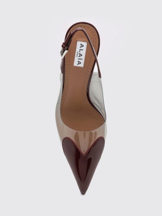 26FW 알라이아 플랫 슈즈 AA3E083CK150L 325 Red - ALAIA