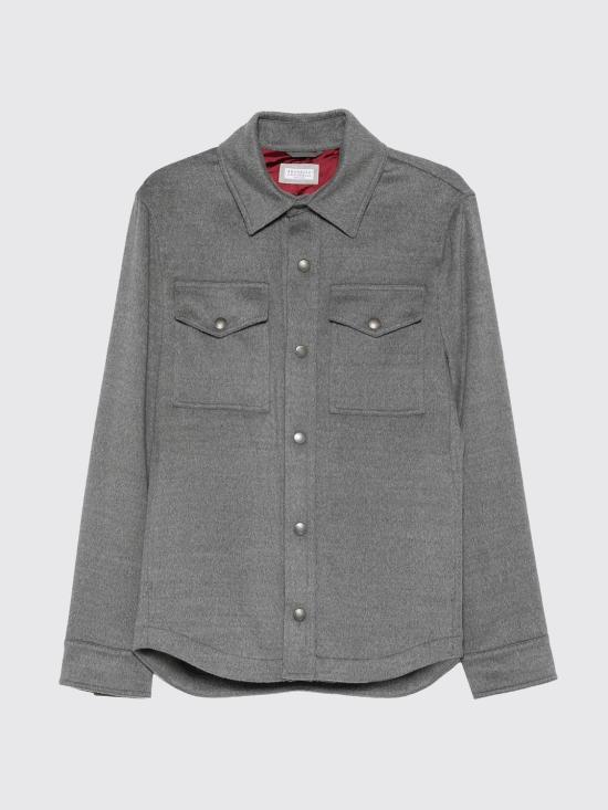 26FW 브루넬로 쿠치넬리 셔츠 MV4676549 CBT41 Grey - BRUNELLO CUCINELLI