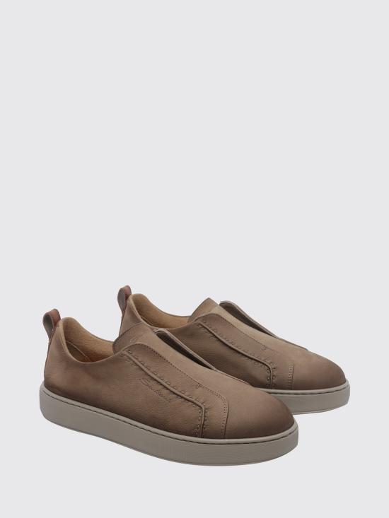 26FW 산토니 스니커즈 MBCD22222TARKEMU M21 Brown - SANTONI