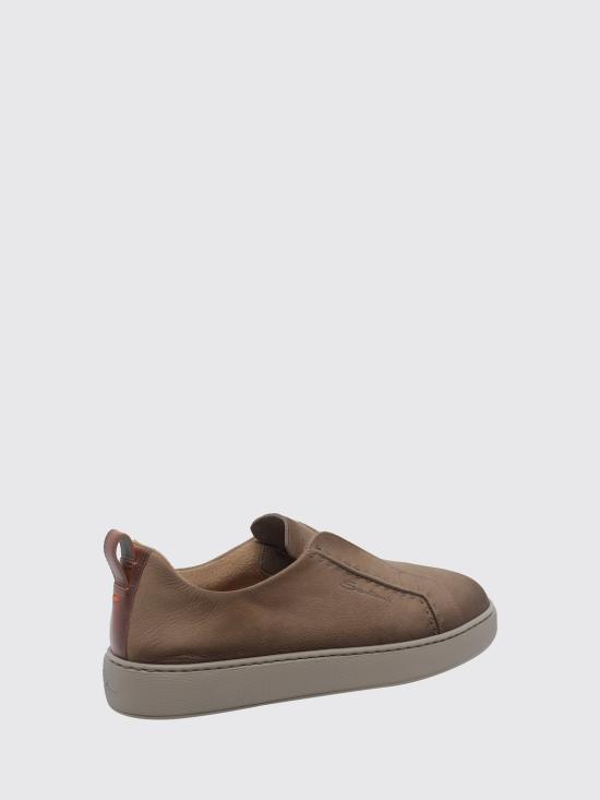 26FW 산토니 스니커즈 MBCD22222TARKEMU M21 Brown - SANTONI
