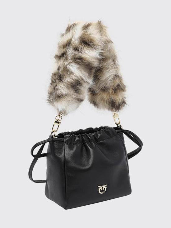 26FW 핑코 토트백 107635A3M8 ZM5Y Black - PINKO