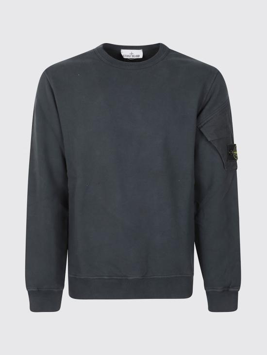 26FW 스톤 아일랜드 브러시드 코튼 슬리브 포켓 스웨트셔츠 6100015S0A20 V005S Green - STONE ISLAND