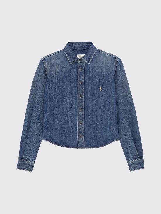 26FW 생로랑 셔츠 873984Y20PA 5113 Blue - SAINT LAURENT