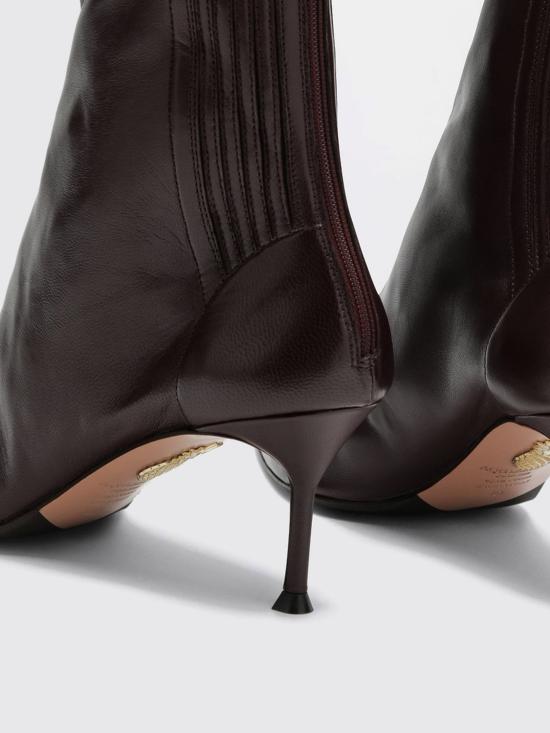 26FW 아쿠아주라 부츠 SAHMIDB0NAP RMT Burgundy - AQUAZZURA