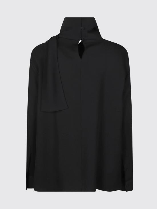 26FW 발렌시아가 셔츠 A009OMTUT14 1000 Black - BALENCIAGA
