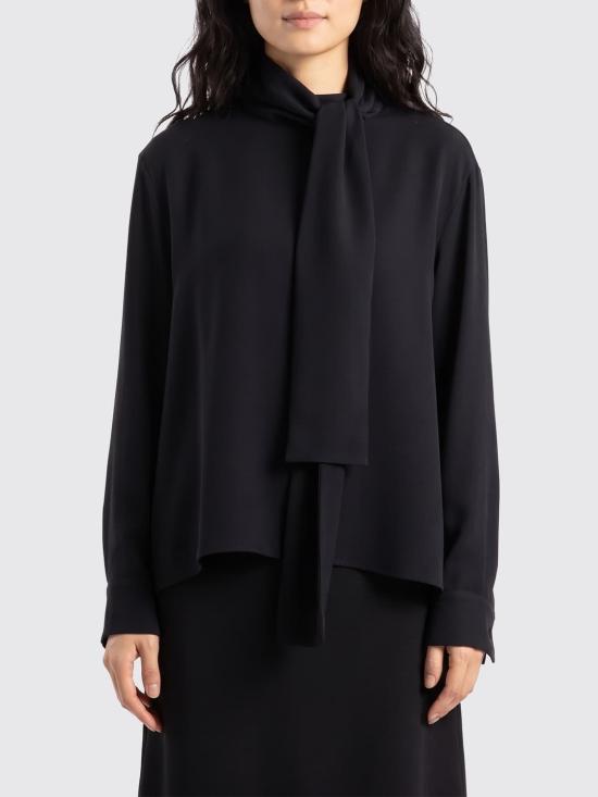 26FW 발렌시아가 셔츠 A009OMTUT14 1000 Black