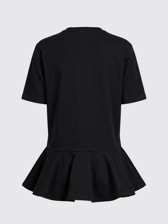 26FW 알라이아 반팔 티셔츠 AA9I0003J103D 999 Black - ALAIA